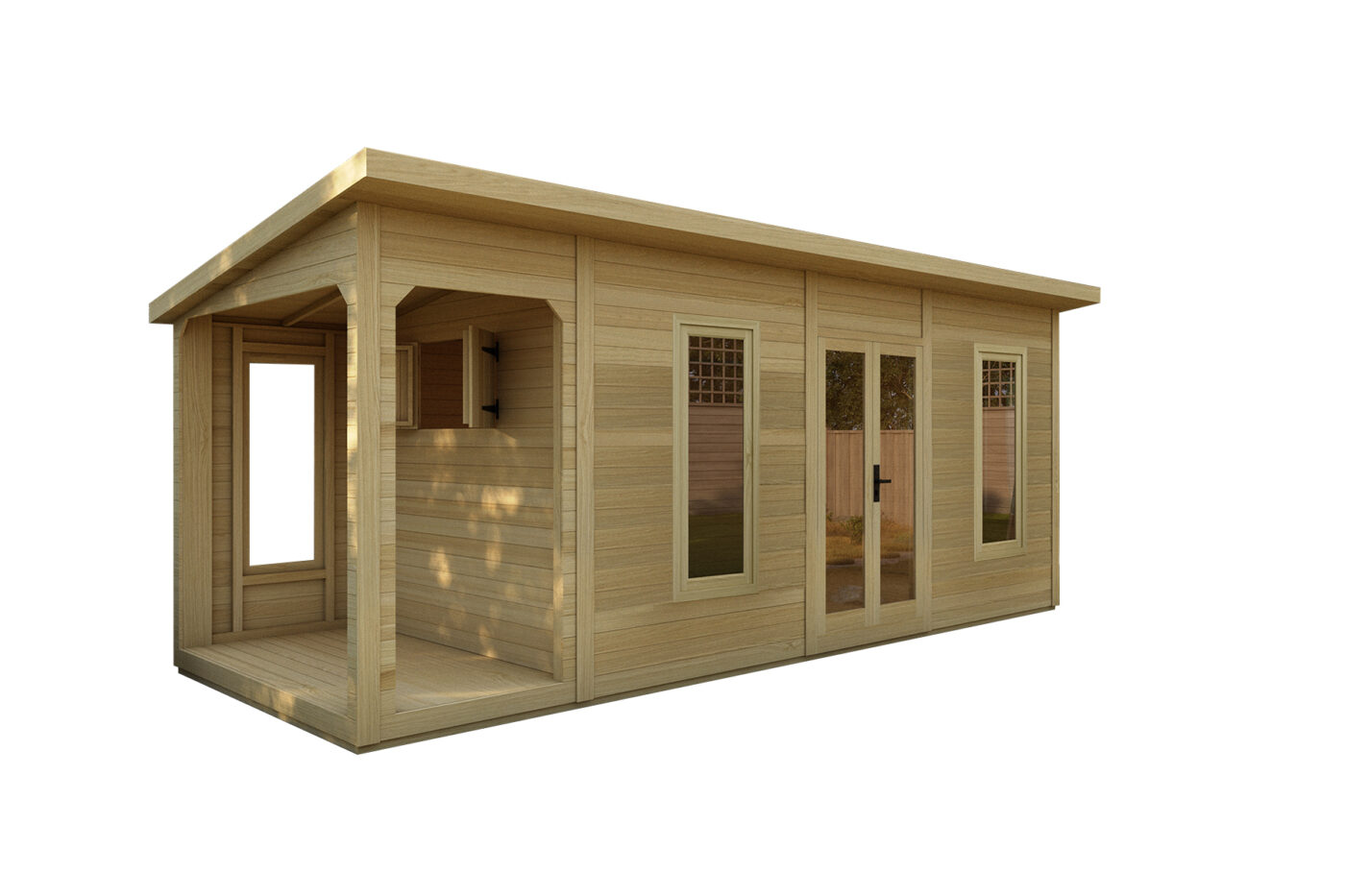 Statesman Combi Contemporary Garden Room - Noah Garden Rooms